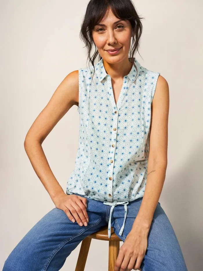 Women SHIRTS and BLOUSES White Stuff FLOWING GRASSES JERSEY SHIRT Teal Print Women SHIRTS and BLOUSES White Stuff FLOWING GRASSES JERSEY SHIRT Teal Print