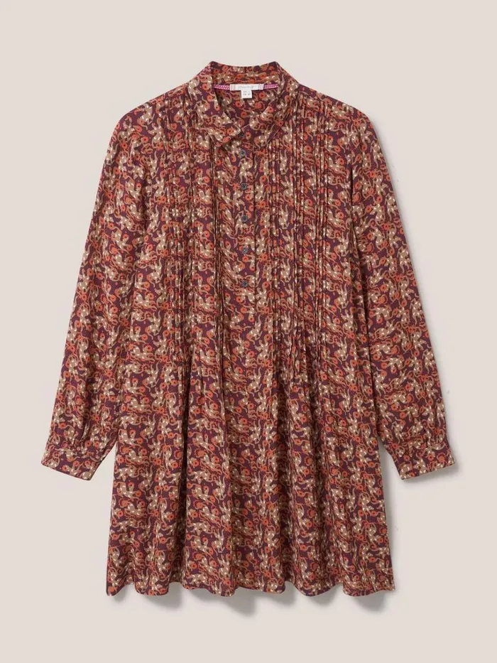 Women SHIRTS and BLOUSES White Stuff Georgie Tunic Plum Multi