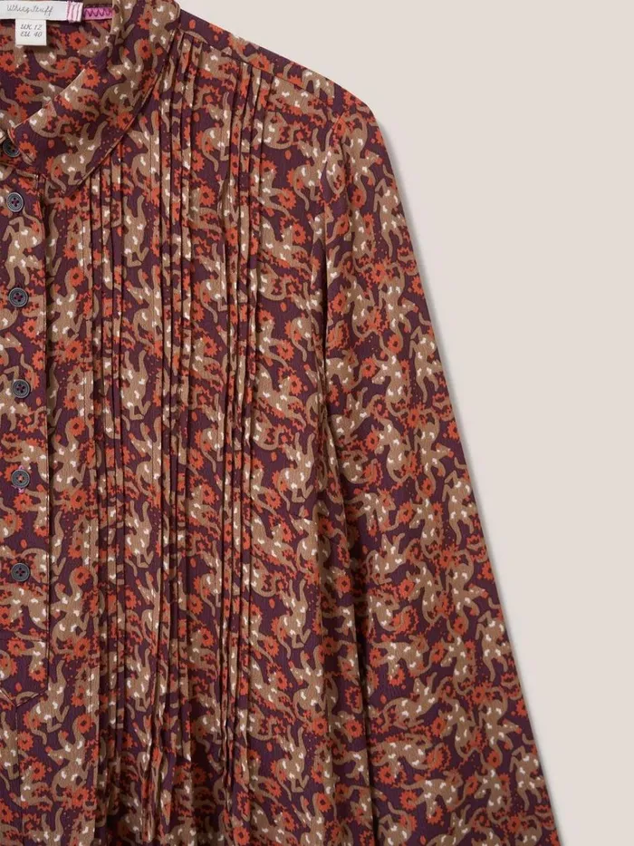 Women SHIRTS and BLOUSES White Stuff Georgie Tunic Plum Multi