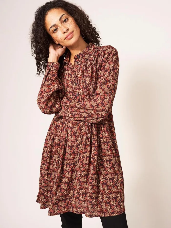 Women SHIRTS and BLOUSES White Stuff Georgie Tunic Plum Multi