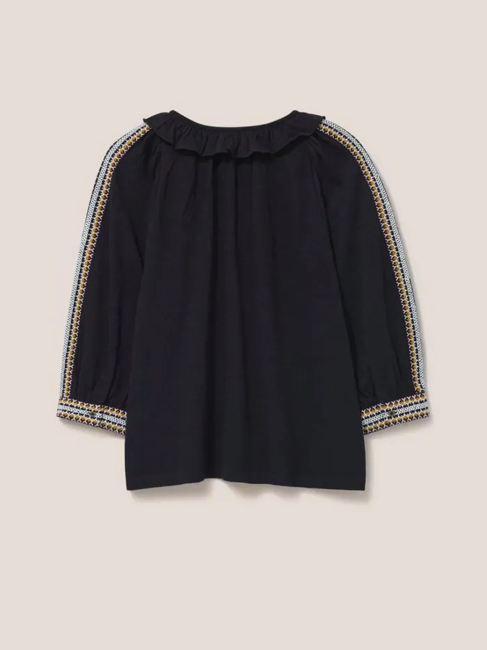 Women SHIRTS and BLOUSES White Stuff MIA JERSEY TOP Pure Black Women SHIRTS and BLOUSES White Stuff MIA JERSEY TOP Pure Black