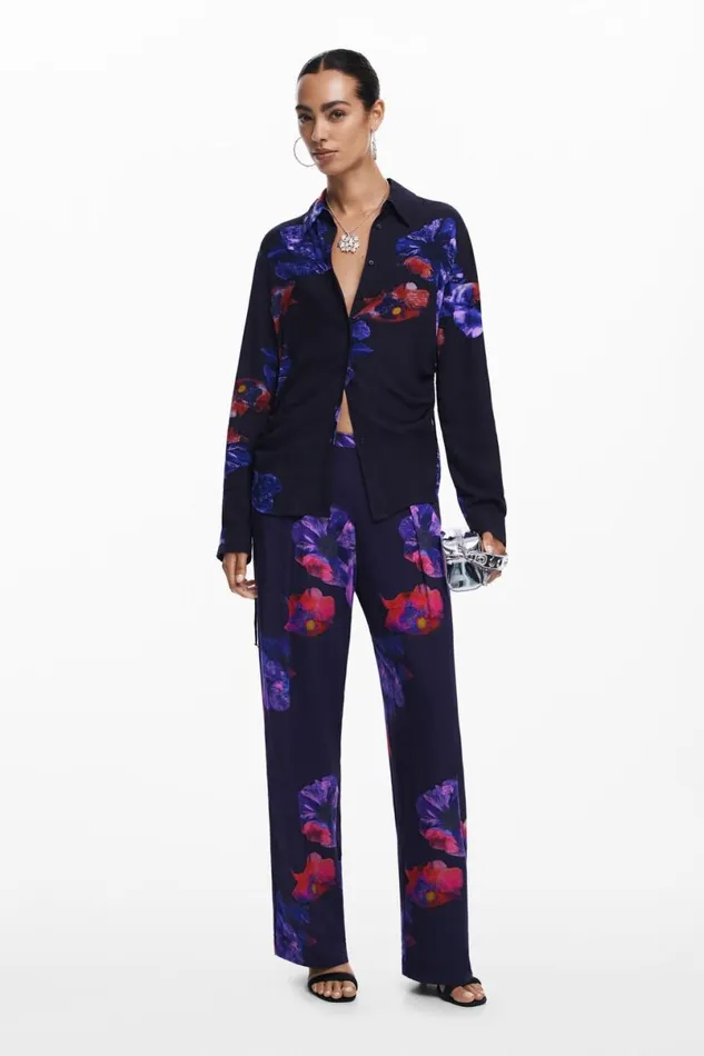 Women Shirts And Blouses Desigual Flowy Floral Shirt