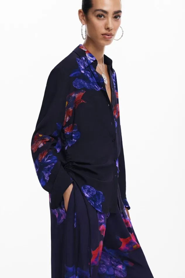 Women Shirts And Blouses Desigual Flowy Floral Shirt