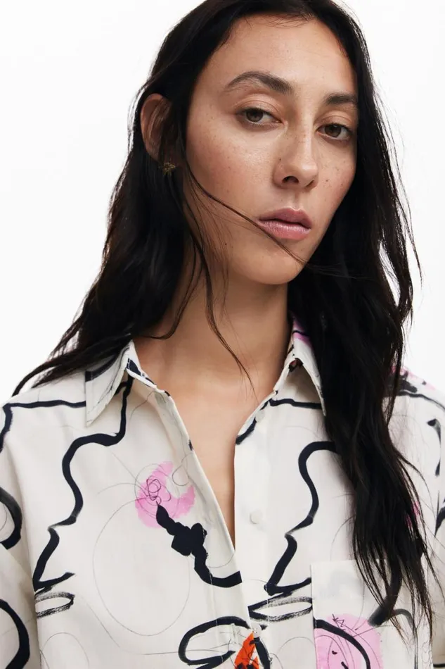 Women Shirts And Blouses Desigual Light Floral Shirt