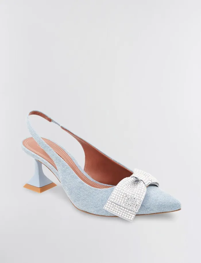 Women Shoes BCBG Archie Pump Heel Denim