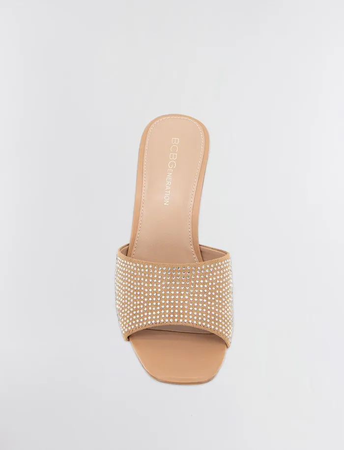 Women Shoes BCBG Tan Giani Wedge Sandal Tanclear