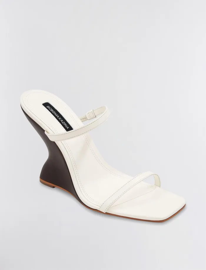 Women Shoes BCBG Westa Wedge Heel Gardenia