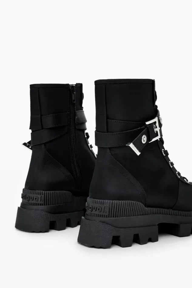 Women Shoes Desigual Combat Boot