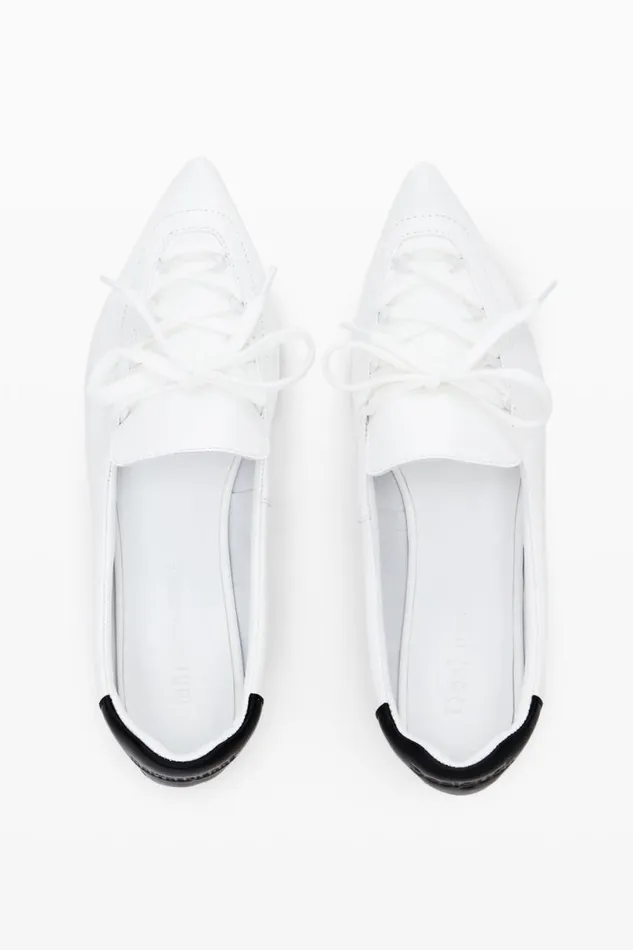 Women Shoes Desigual Maitrepierre Leather Ballet Flats
