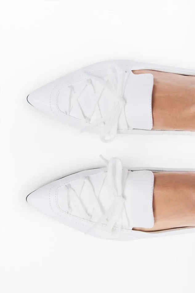 Women Shoes Desigual Maitrepierre Leather Ballet Flats