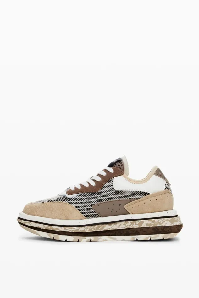 Women Shoes Desigual Runner Patch Sneakers