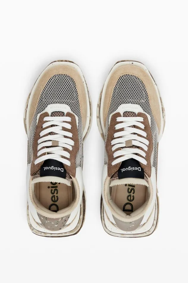 Women Shoes Desigual Runner Patch Sneakers