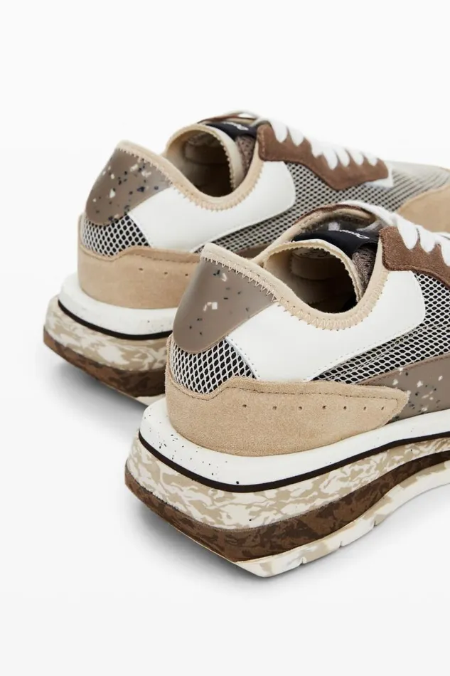 Women Shoes Desigual Runner Patch Sneakers