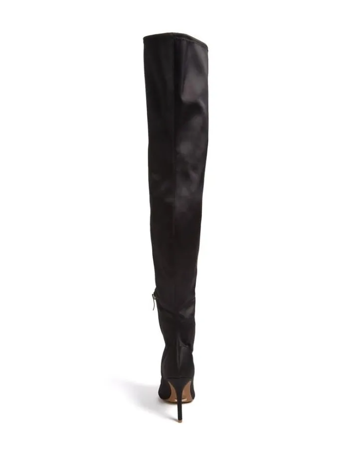 Women Shoes Marciano Belva OvertheKnee Boot Black1