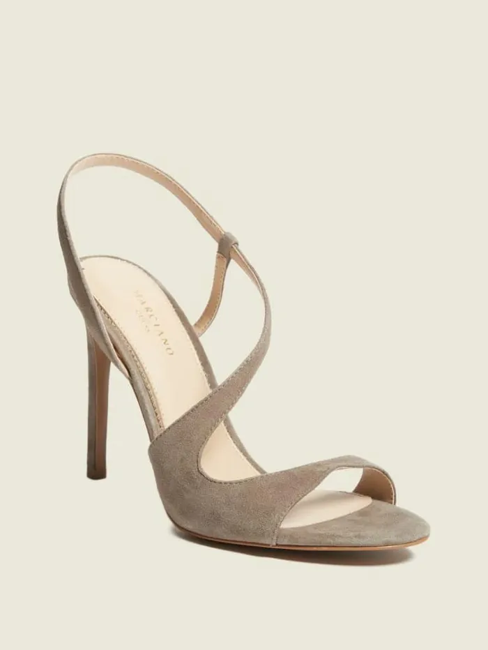 Women Shoes Marciano Futura Curve Sandal Taupe