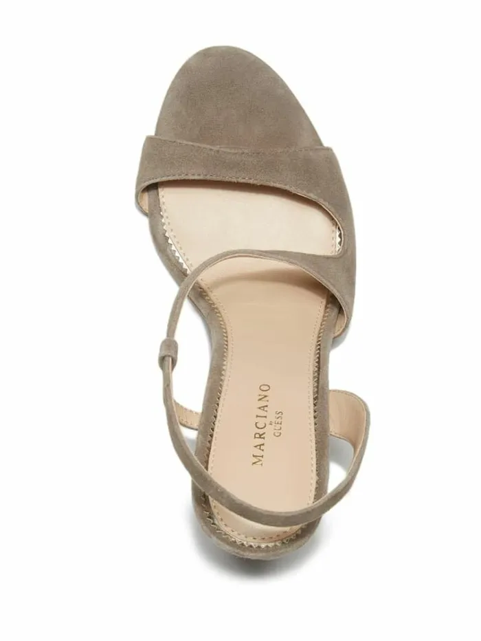 Women Shoes Marciano Futura Curve Sandal Taupe