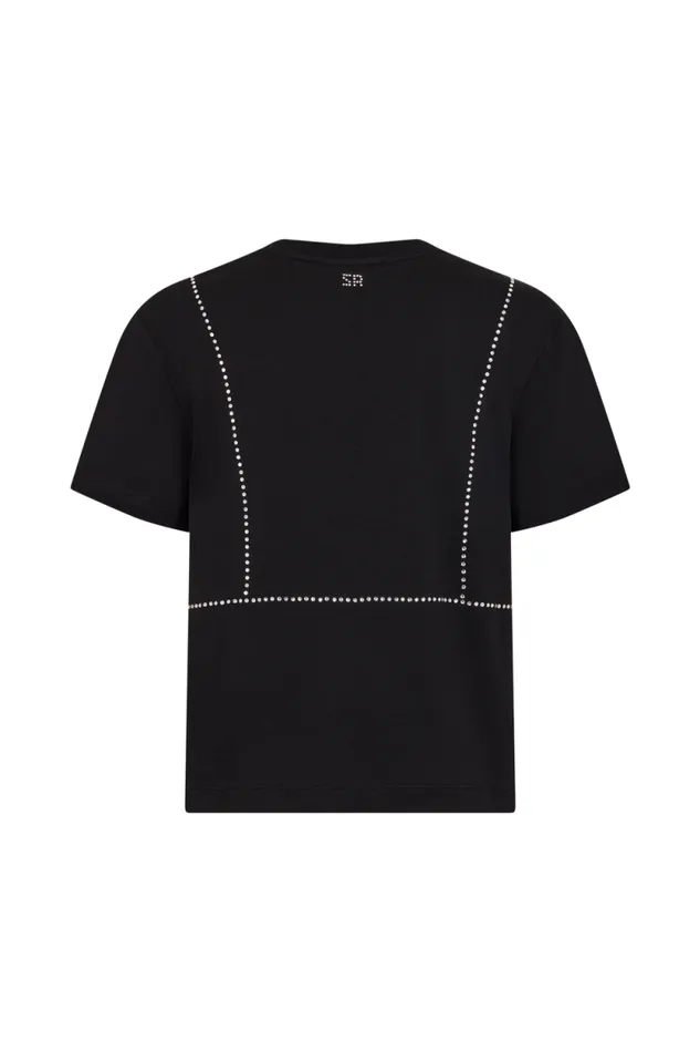 Women Shortsleeve Trompe L039oeil Tshirt Black Black Sonia Rykiel TShirts
