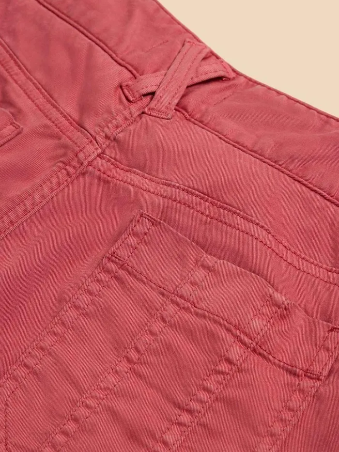 Women SHORTS White Stuff Mollie Woven Combat Shorts Mid Red
