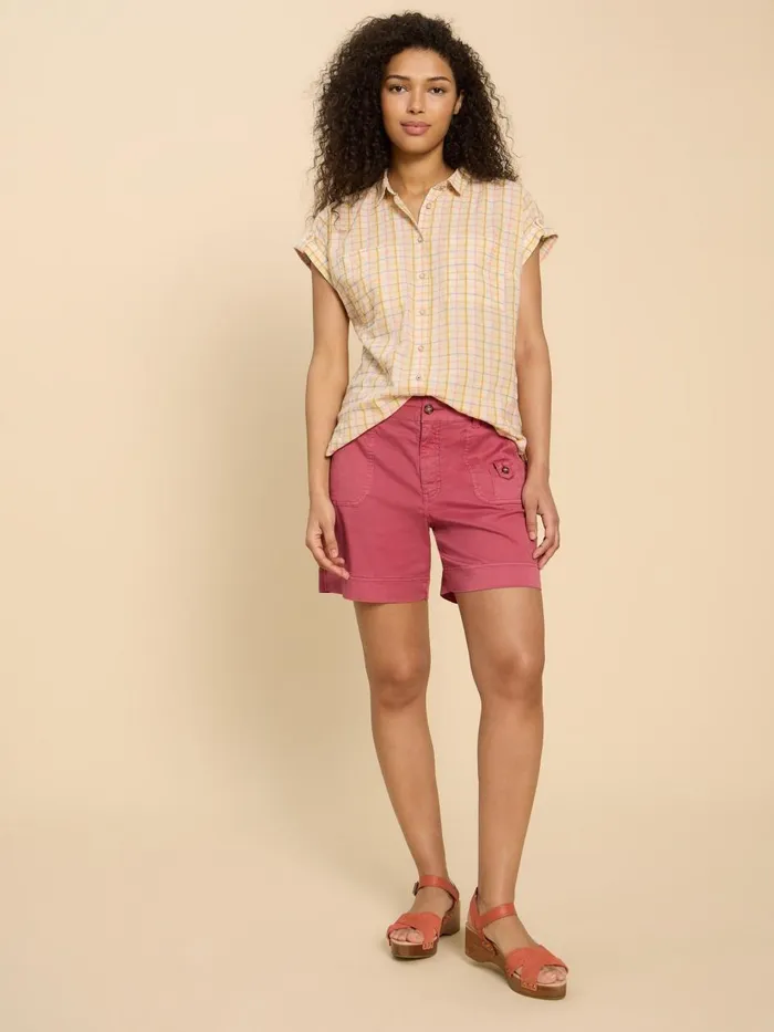 Women SHORTS White Stuff Mollie Woven Combat Shorts Mid Red