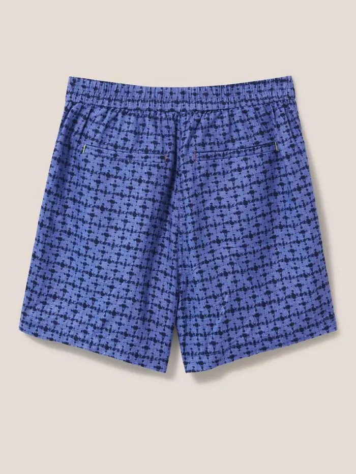 Women SHORTS White Stuff Rowena Linen Short Blue Multi Women SHORTS White Stuff Rowena Linen Short Blue Multi
