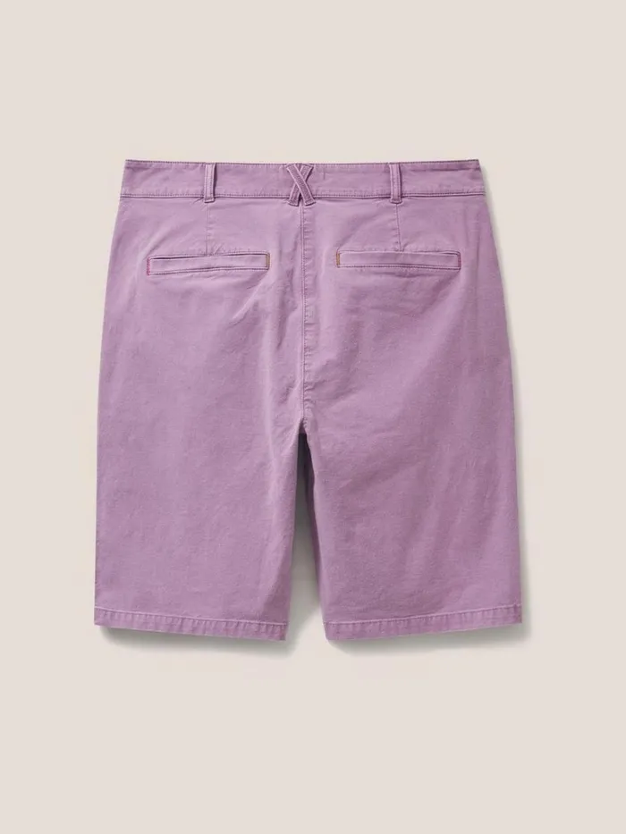 Women SHORTS White Stuff Twister Chino Short Light Plum Women SHORTS White Stuff Twister Chino Short Light Plum