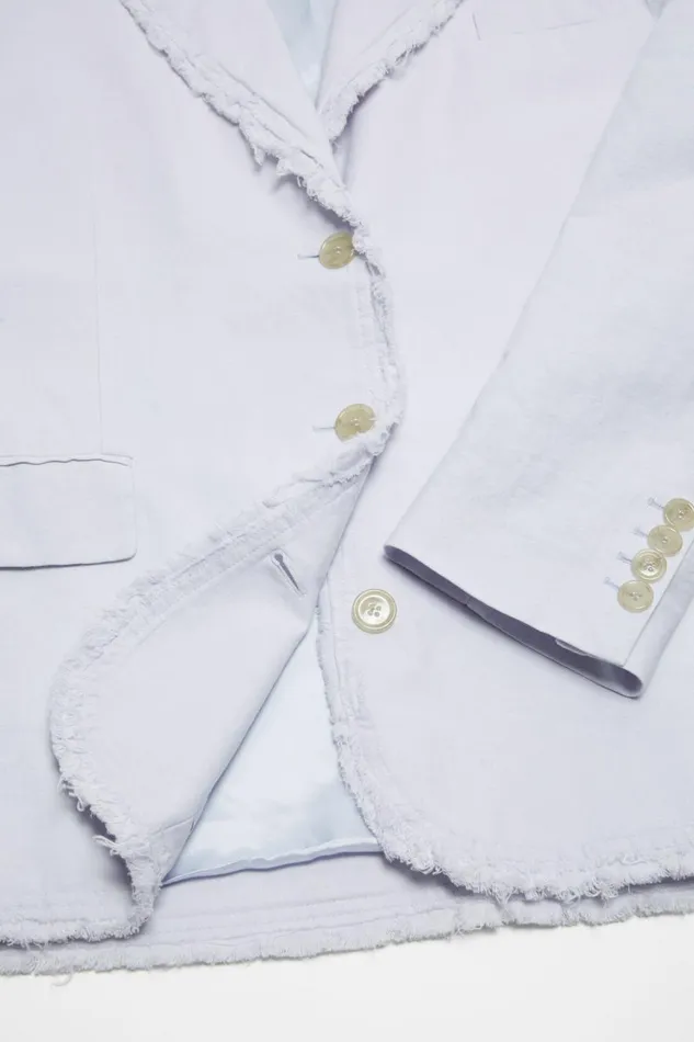 Women Singlebreasted Suit Jacket 8211 Relaxed Fit Pale Blue Acne Studios Suit Jackets