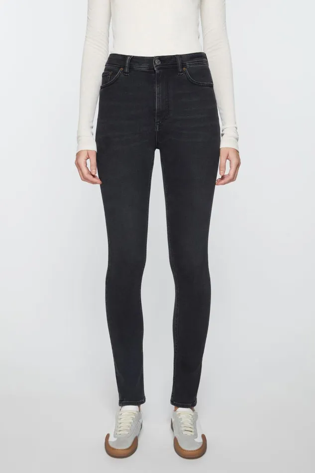 Women Skinny Fit Jeans 8211 Peg Used Black Acne Studios Jeans