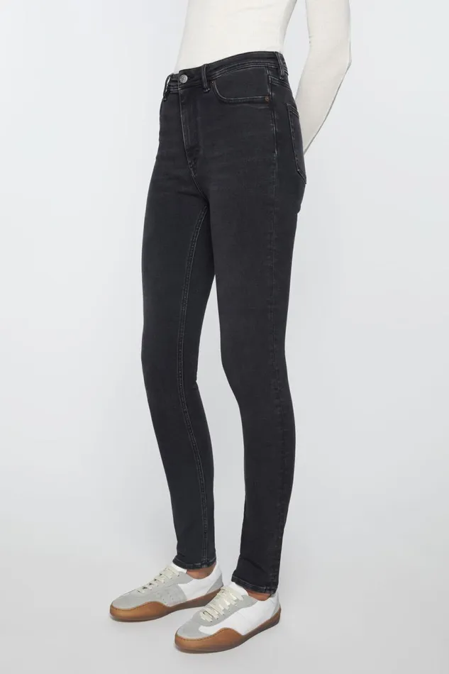 Women Skinny Fit Jeans 8211 Peg Used Black Acne Studios Jeans