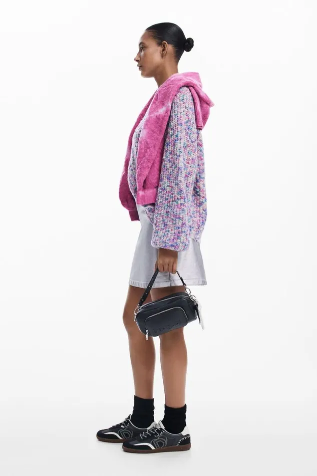 Women Skirts Desigual Metallic Miniskirt