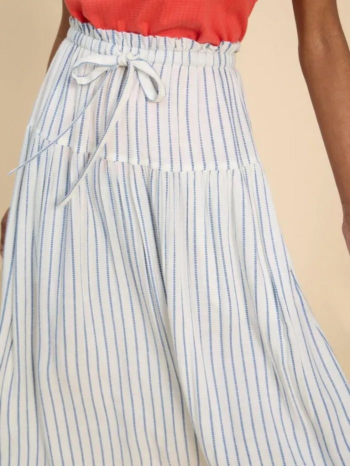 Women SKIRTS White Stuff Seema Eco Vero Stripe Skirt Ivory Multi Women SKIRTS White Stuff Seema Eco Vero Stripe Skirt Ivory Multi