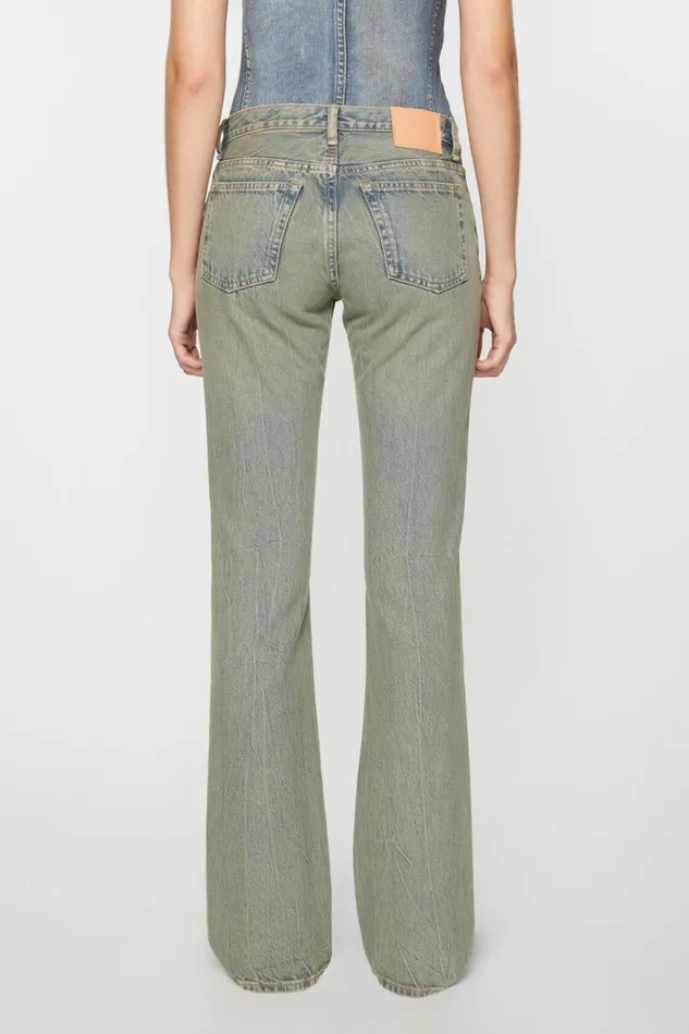 Women Slim Fit Jeans 8211 2005 Bluebeige Acne Studios Jeans