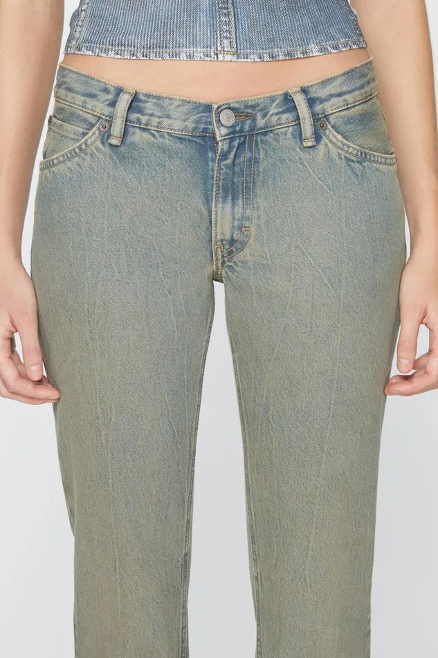 Women Slim Fit Jeans 8211 2005 Bluebeige Acne Studios Jeans