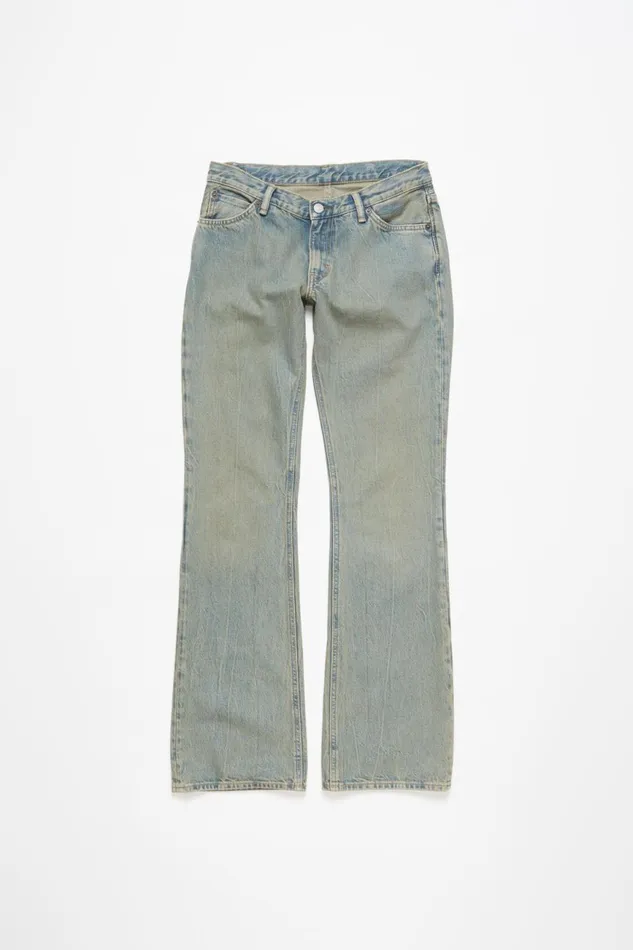 Women Slim Fit Jeans 8211 2005 Bluebeige Acne Studios Jeans