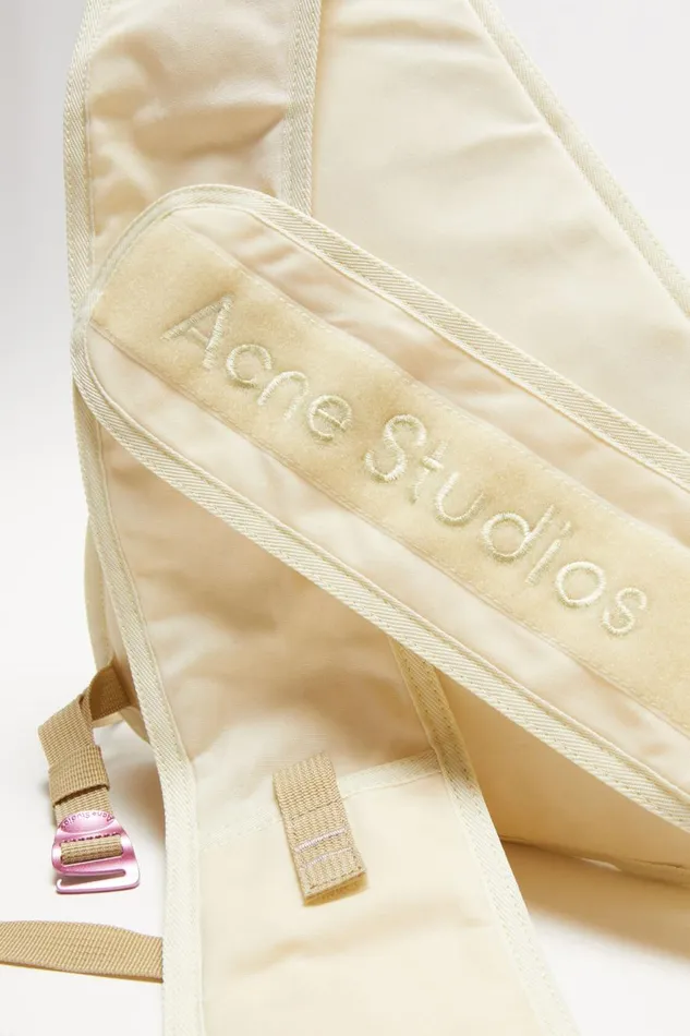 Women Sling Backpack Cream Beigebeige Acne Studios Bags