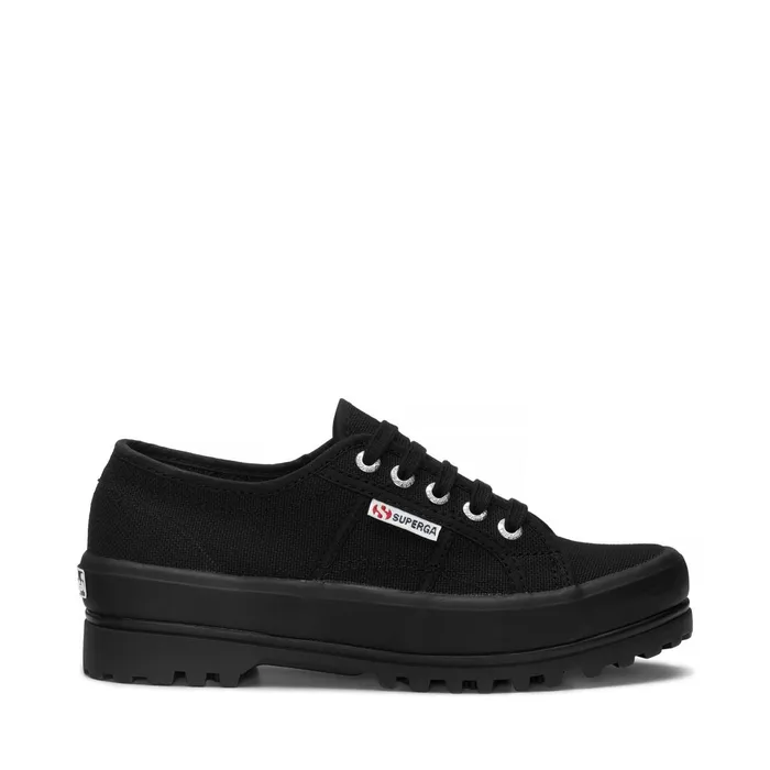 Women Sneakers Unisex 2555 ALPINA Low Cut FULL BLACK Superga Low Cut
