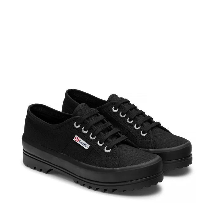 Women Sneakers Unisex 2555 ALPINA Low Cut FULL BLACK Superga Low Cut