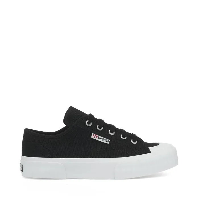 Women Sneakers Unisex 2630 STRIPE Low Cut BLACKFWHITE Superga Low Cut