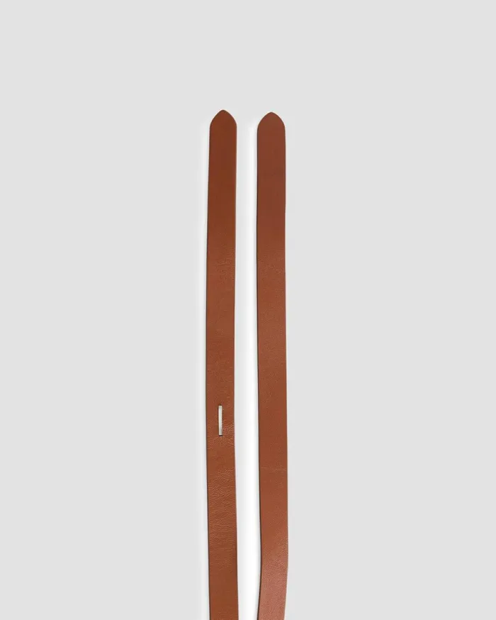 Women Sportscraft Belts Lara Wrap Leather Belt Tan