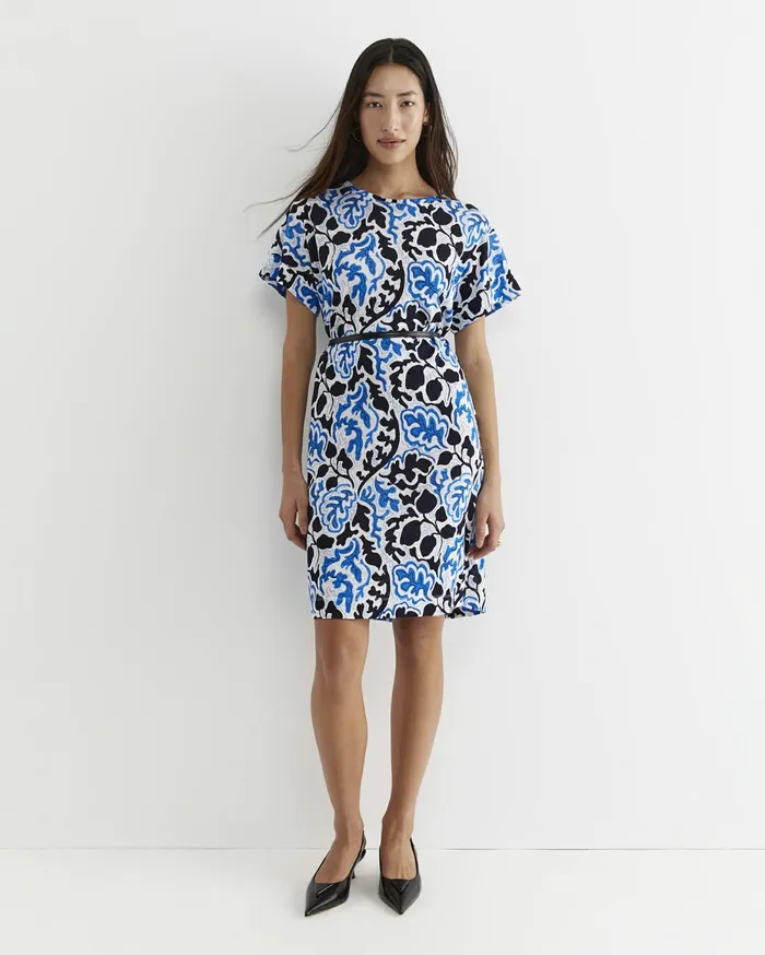 Women Sportscraft Dresses Nur Linen Dress Blue Multi