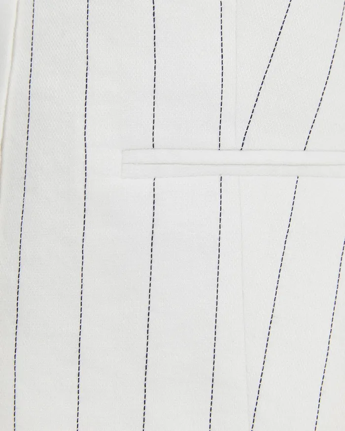 Women Sportscraft Jackets and Vests Brianne Stripe Vest Whitenavy