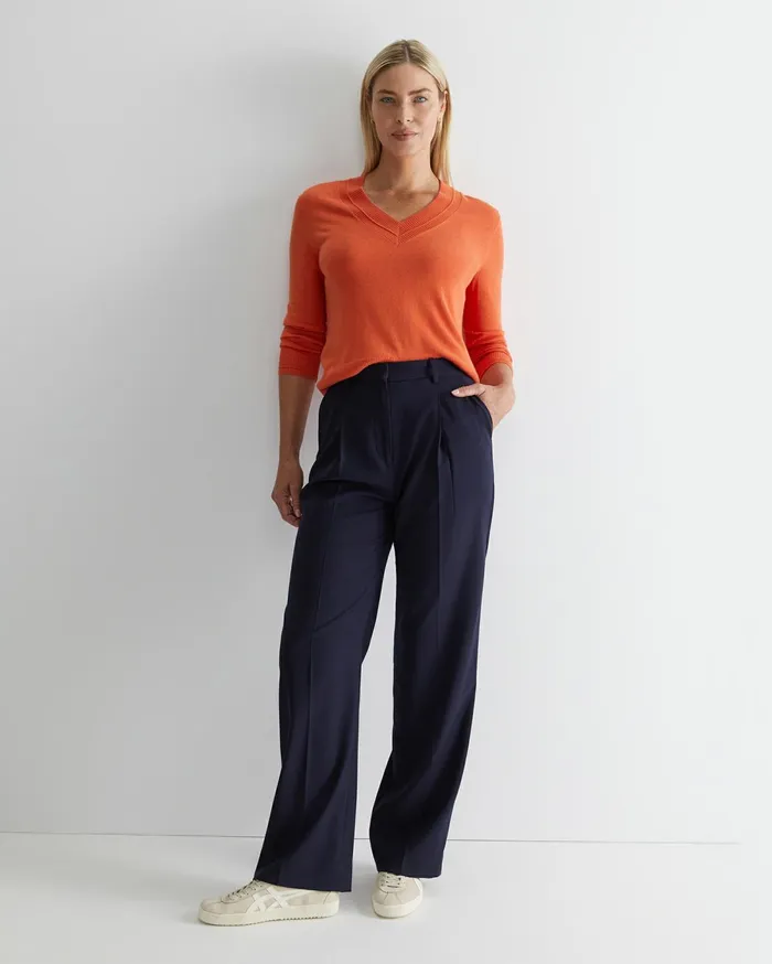 Women Sportscraft Knits and Cardigans Laurina Vneck Sweater Apricot