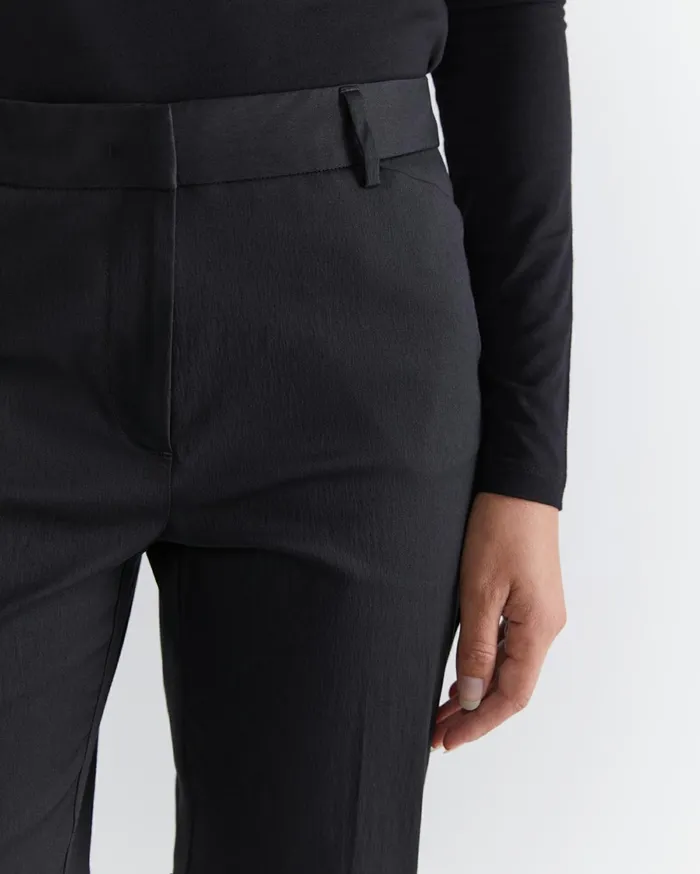 Women Sportscraft Pants Evie Straight Capri Pant Black
