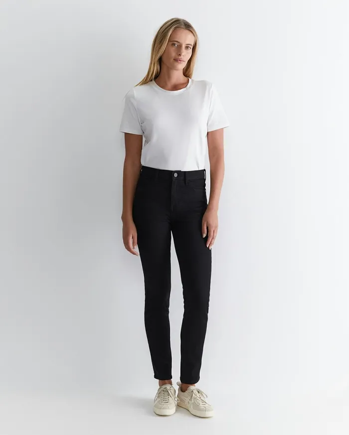 Women Sportscraft Pants Jackie High Waist Skinny Jean Black