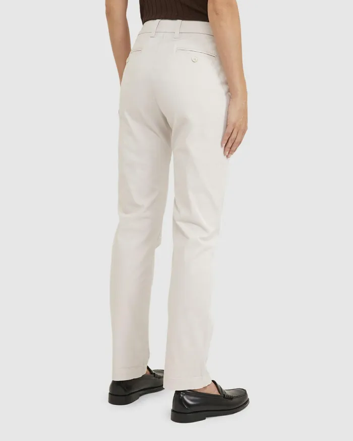 Women Sportscraft Pants Laura Relaxed Chino Bone