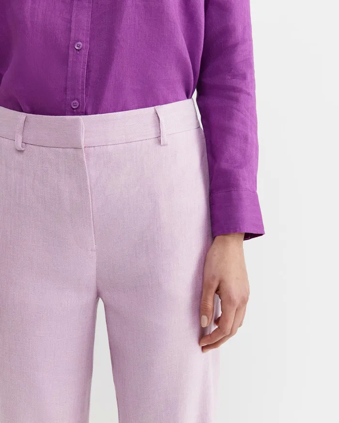 Women Sportscraft Pants Lena Wide Leg Linen Pant Orchid
