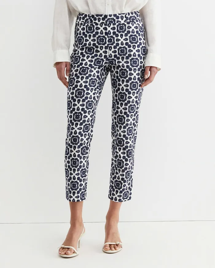 Women Sportscraft Pants Perry Venus Capri Navywhite