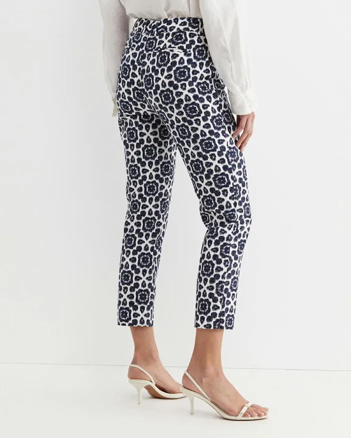 Women Sportscraft Pants Perry Venus Capri Navywhite