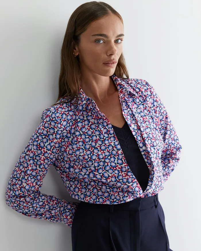 Women Sportscraft Shirts Harlow Georgina Relaxed Shirt Pink Multi
