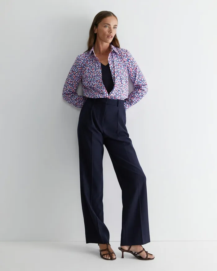 Women Sportscraft Shirts Harlow Georgina Relaxed Shirt Pink Multi