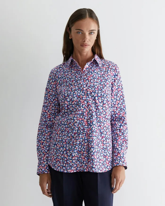 Women Sportscraft Shirts Harlow Georgina Relaxed Shirt Pink Multi